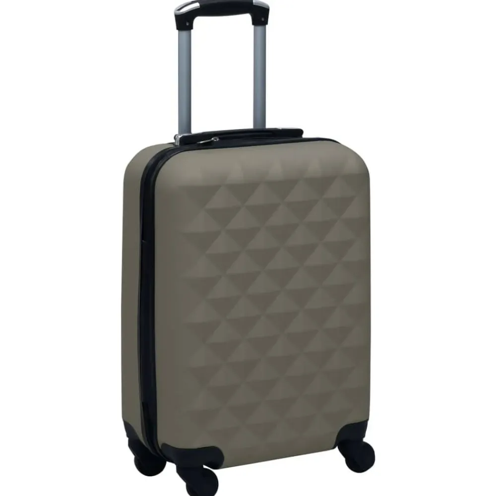 vidaXL Maleta trolley con ruedas rígida ABS gris Antracita Outlet