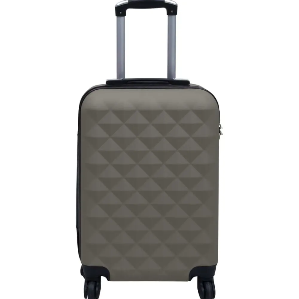 vidaXL Maleta trolley con ruedas rígida ABS gris Antracita Outlet