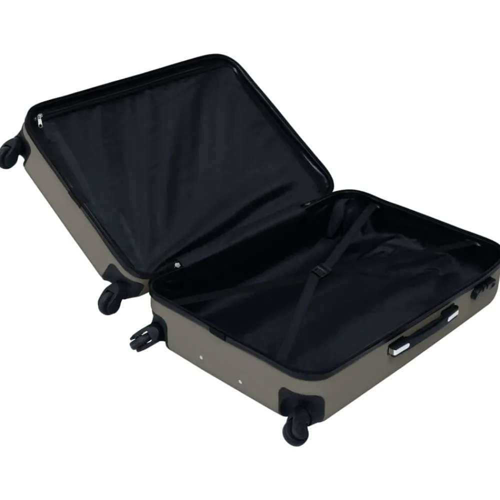 vidaXL Maleta trolley con ruedas rígida ABS gris Antracita Outlet