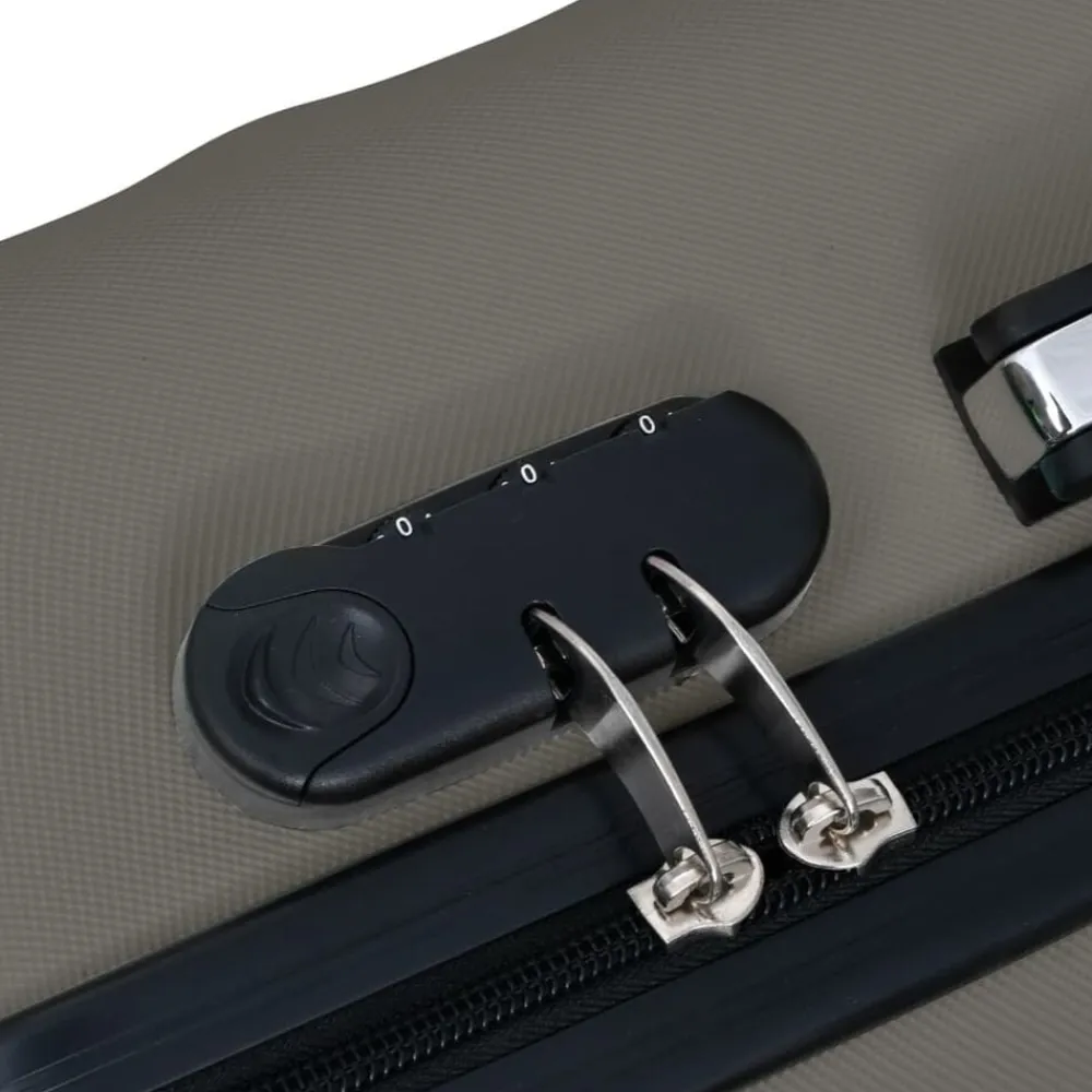 vidaXL Maleta trolley con ruedas rígida ABS gris Antracita Outlet