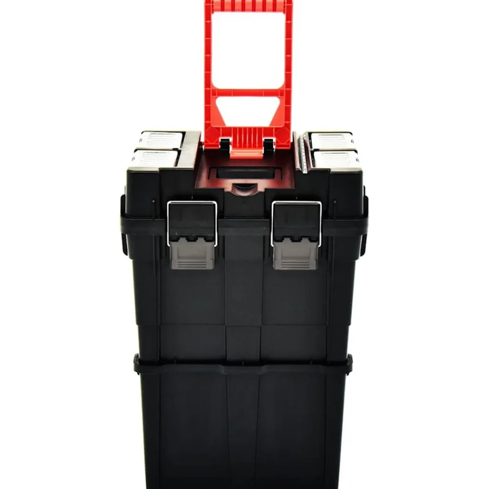 vidaXL Accesorios De Bricolaje-Maleta trolley para herramientas con mango 45x36x90 cm