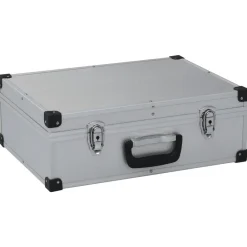 vidaXL Maletín de herramientas aluminio plateado 46x33x16 cm Outlet