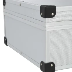 vidaXL Maletín de herramientas aluminio plateado 46x33x16 cm Outlet