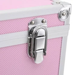 vidaXL Maletín de maquillaje 37x24x40 cm aluminio Rosa Online