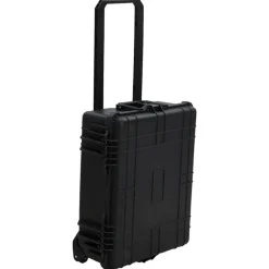 vidaXL Maletas Y Bolsos De Viaje-Maletín de vuelo con ruedas PP negro 63x50x23 cm