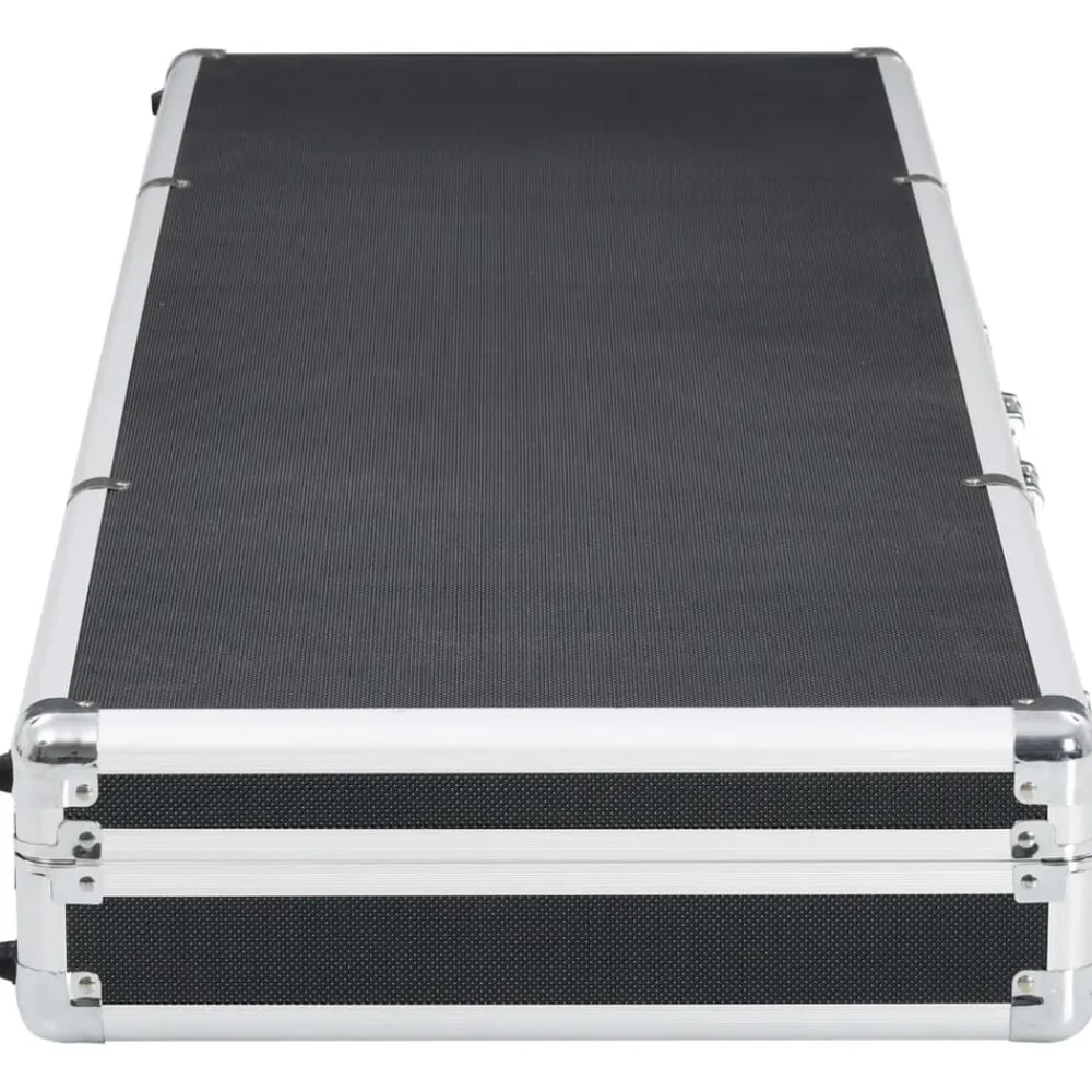 vidaXL Maletín para armas de aluminio 118x38x12 cm Negro Best