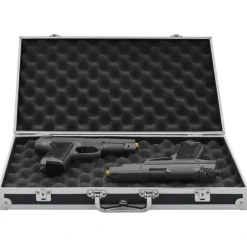 vidaXL Adultos-Maletín para armas de aluminio y ABS