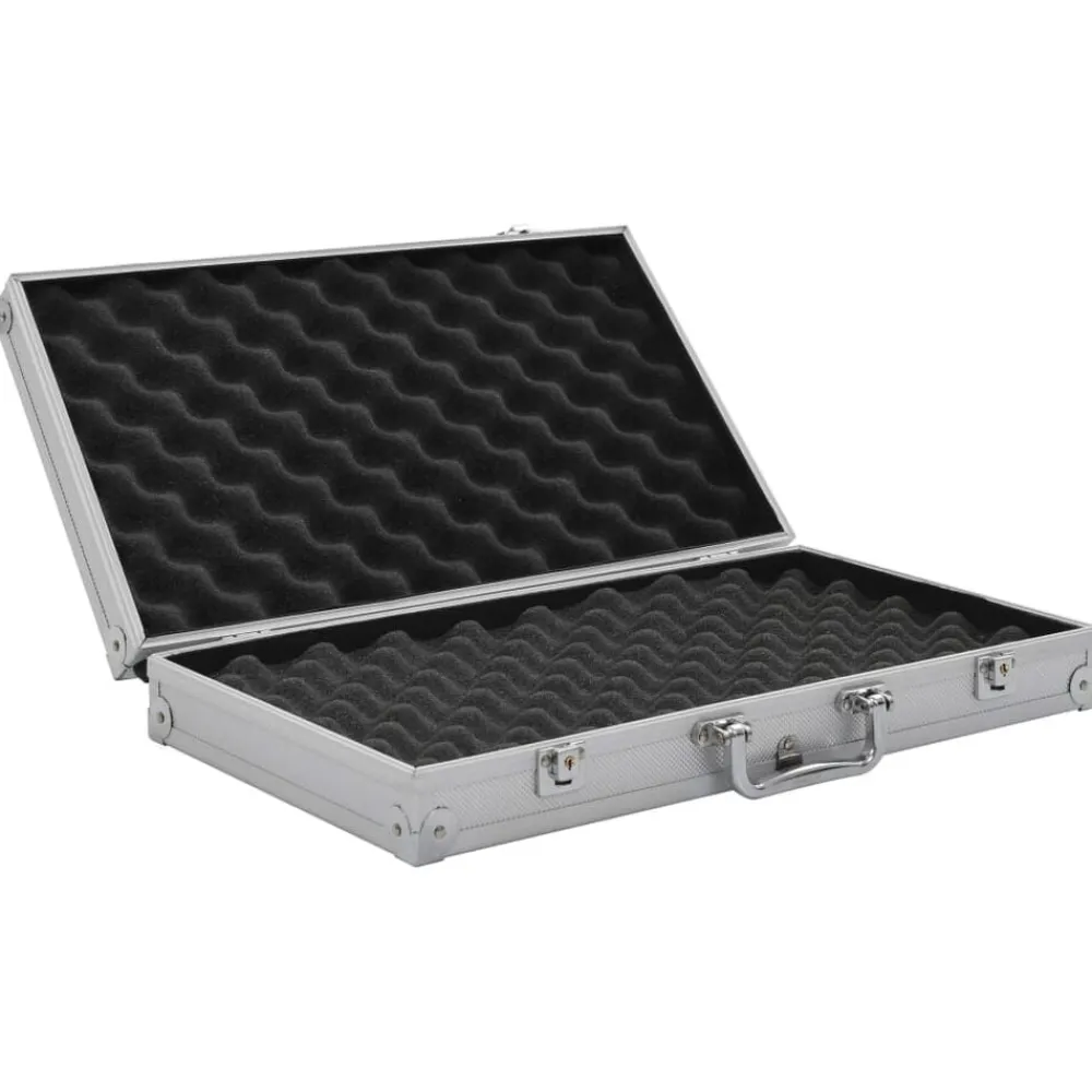 vidaXL Adultos-Maletín para armas de aluminio y ABS