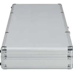 vidaXL Adultos-Maletín para armas de aluminio 118x38x12 cm