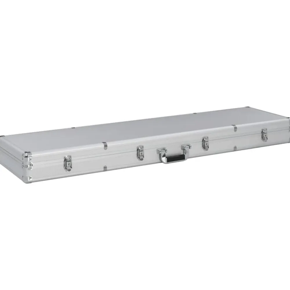vidaXL Adultos-Maletín para armas de aluminio 134x35x12 cm