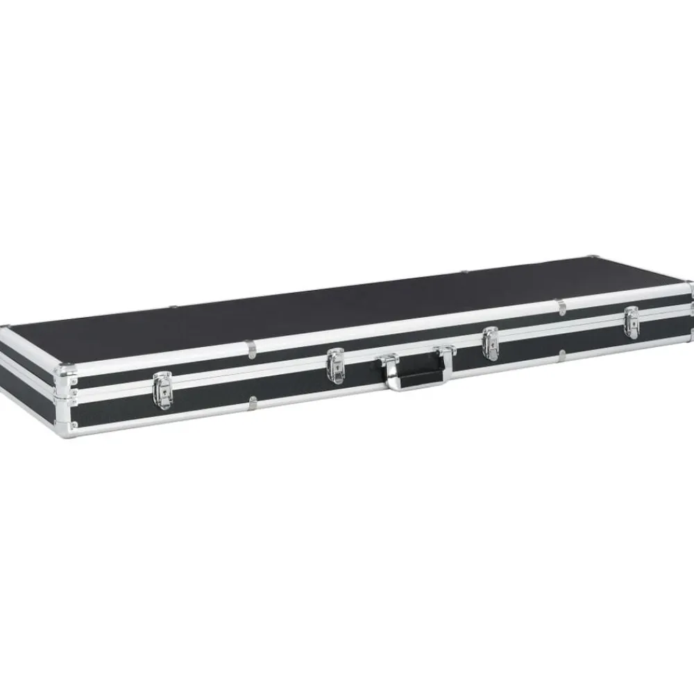vidaXL Maletín para armas de aluminio 134x35x12 cm Negro Outlet