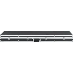 vidaXL Maletín para armas de aluminio 134x35x12 cm Negro Outlet