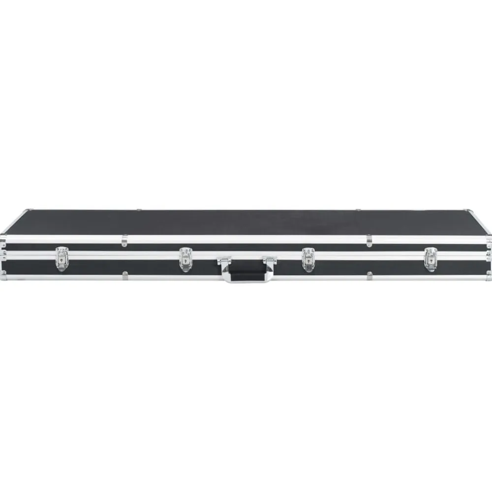 vidaXL Maletín para armas de aluminio 134x35x12 cm Negro Outlet