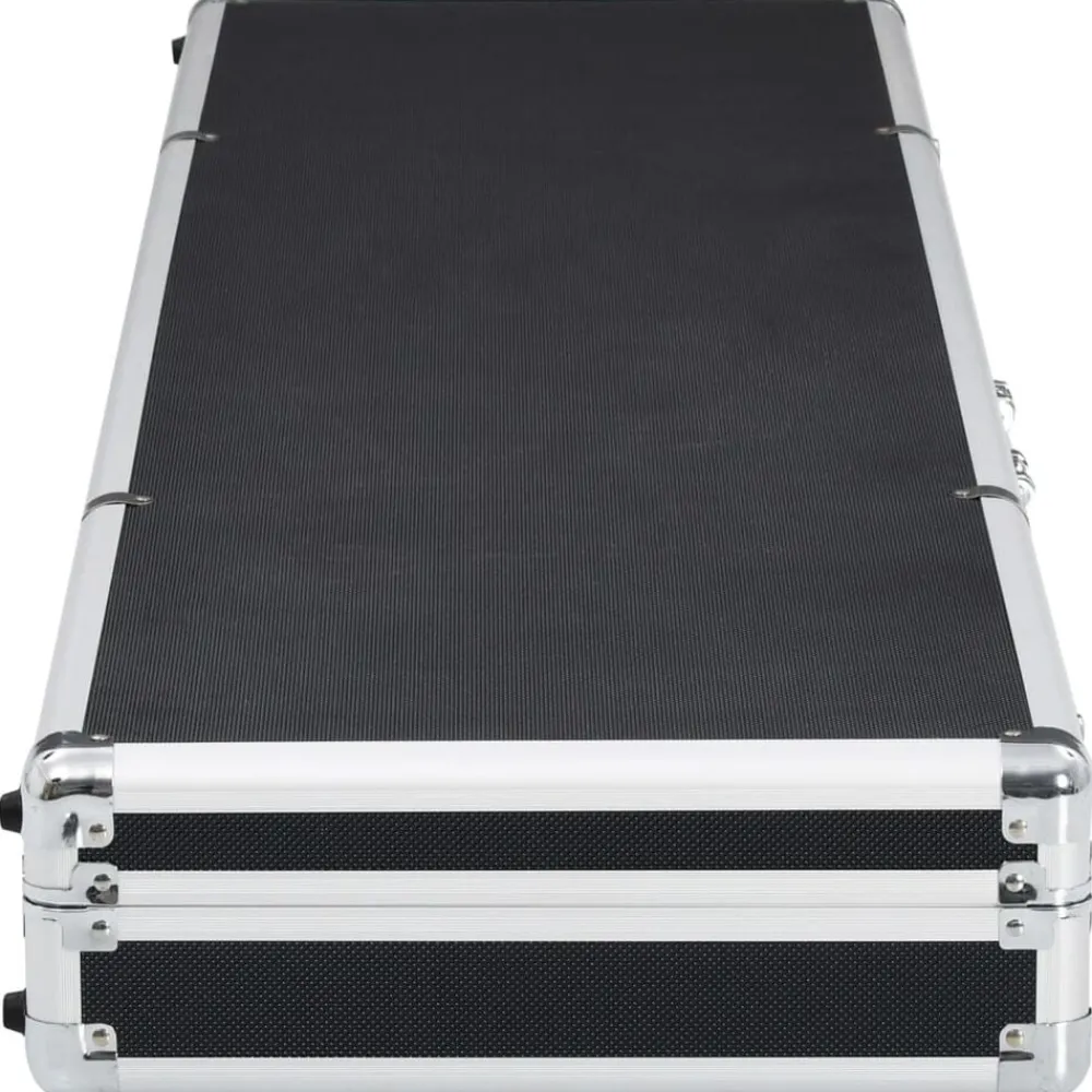 vidaXL Maletín para armas de aluminio 134x35x12 cm Negro Outlet