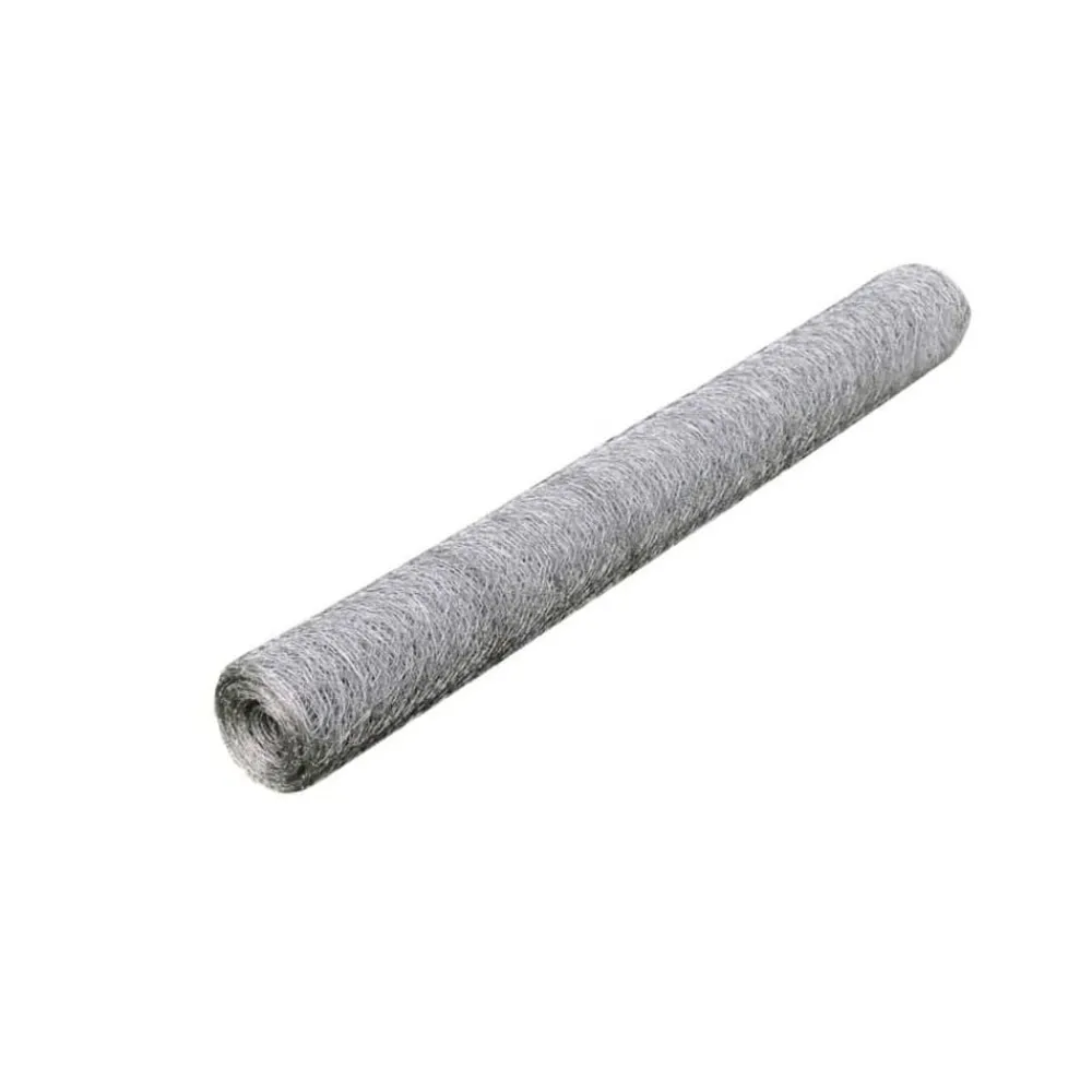 vidaXL Malla de alambre de acero galvanizado plateada 25x0,5 m Plateado Discount