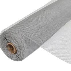 vidaXL Malla mosquitera de aluminio plateada 100x500 cm