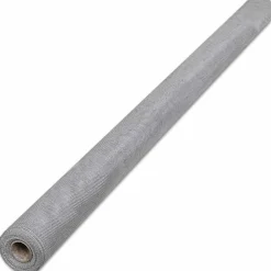 vidaXL Malla mosquitera de aluminio plateada 100x500 cm