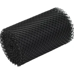 vidaXL Materiales De Construcción-Malla para canalones con clips 4 unidades HDPE 1,08 ㎡