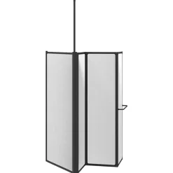 vidaXL Mampara de ducha 120 x 70 x 137 cm Aluminio Best