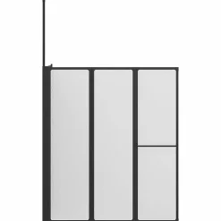 vidaXL Mampara de ducha 120 x 70 x 137 cm Aluminio Best