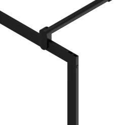 vidaXL Fontanería-Mampara de ducha accesible vidrio ESG claro 80x195 cm