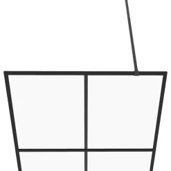 vidaXL Mampara de ducha accesible vidrio ESG claro 80x195 cm Negro Discount