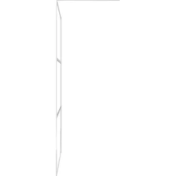 vidaXL Mampara de ducha accesible vidrio ESG esmerilado 80x195 cm Plateado Discount