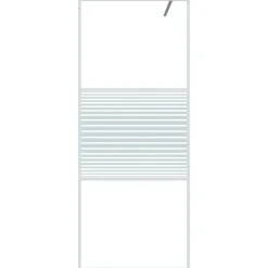 vidaXL Fontanería-Mampara de ducha vidrio ESG transparente 80x195 cm