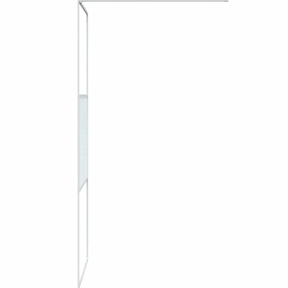 vidaXL Fontanería-Mampara de ducha vidrio ESG transparente 80x195 cm