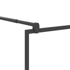 vidaXL Fontanería-Mampara de ducha vidrio vidrio ESG diseño piedra 80x195cm