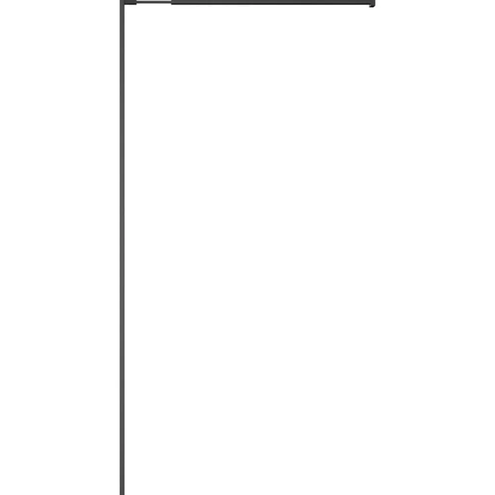 vidaXL Mampara de ducha vidrio templado 80x195 cm Transparente Outlet
