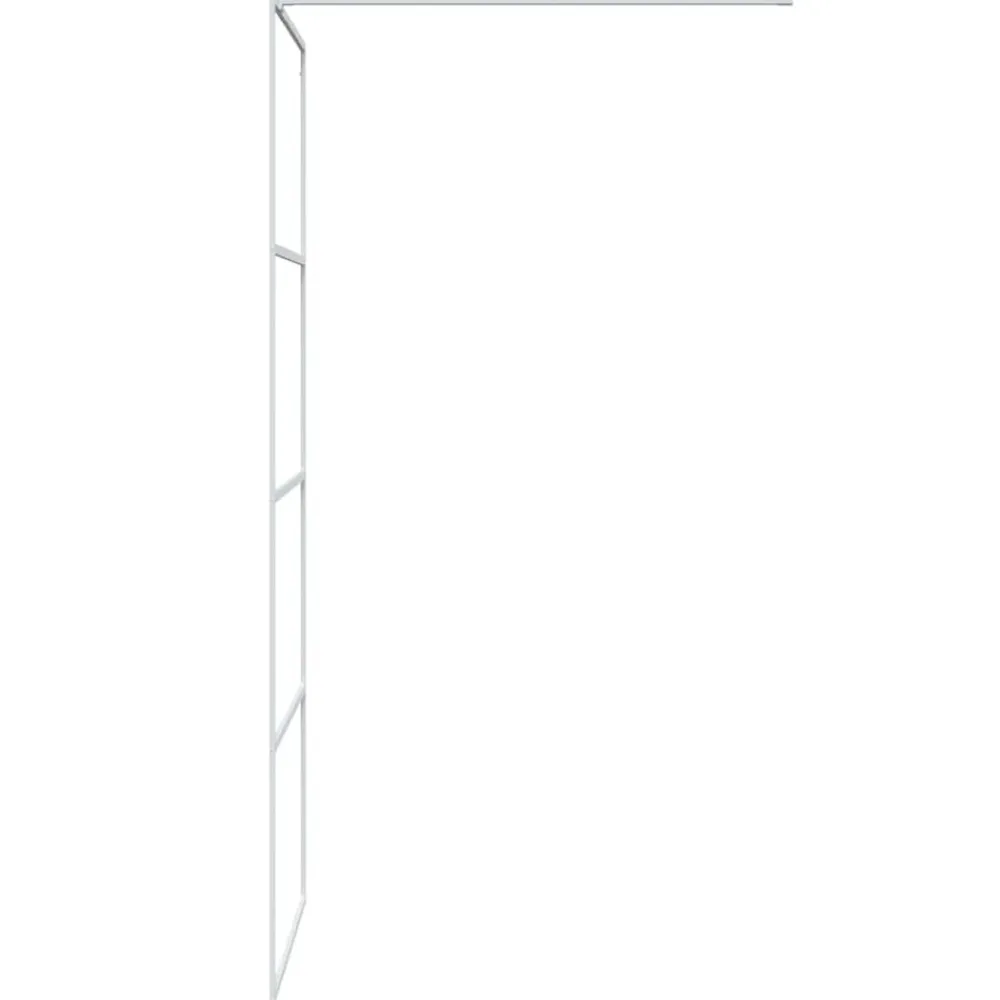 vidaXL Fontanería-Mampara de ducha vidrio ESG transparente 80x195 cm