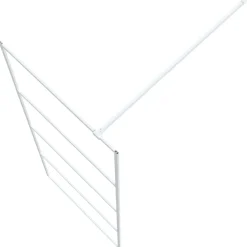 vidaXL Fontanería-Mampara de ducha vidrio ESG transparente 80x195 cm
