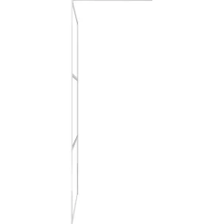 vidaXL Fontanería-Mampara ducha con estante vidrio ESG aluminio 90x195 cm