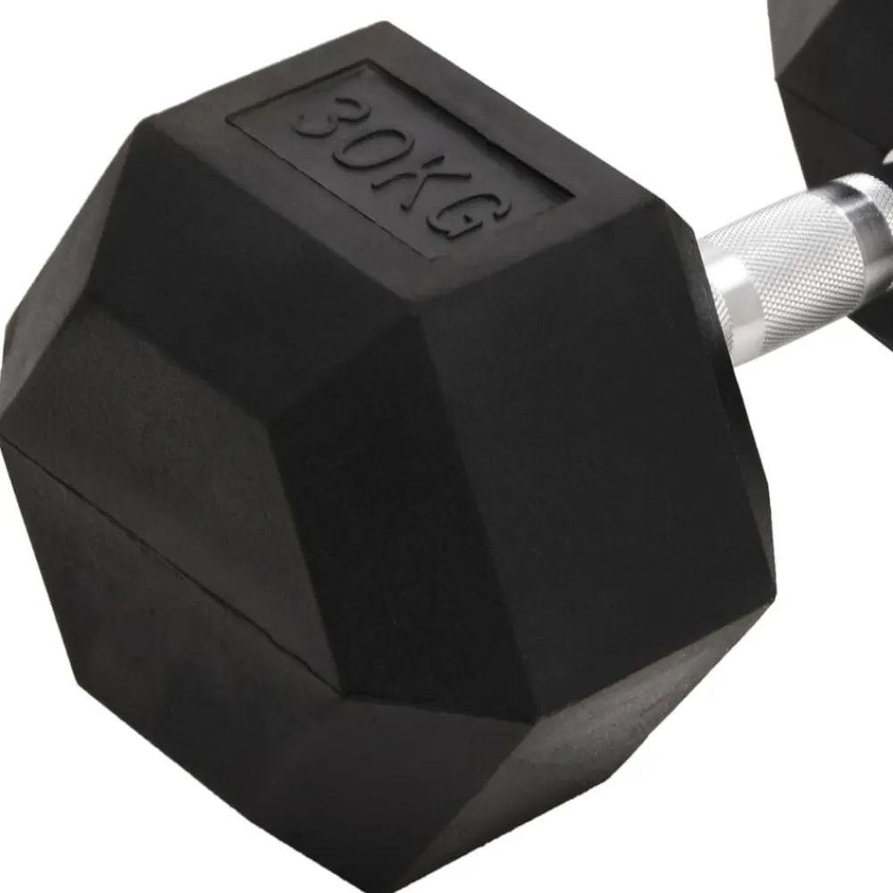 vidaXL Mancuerna hierro fundido 30 kg Discount