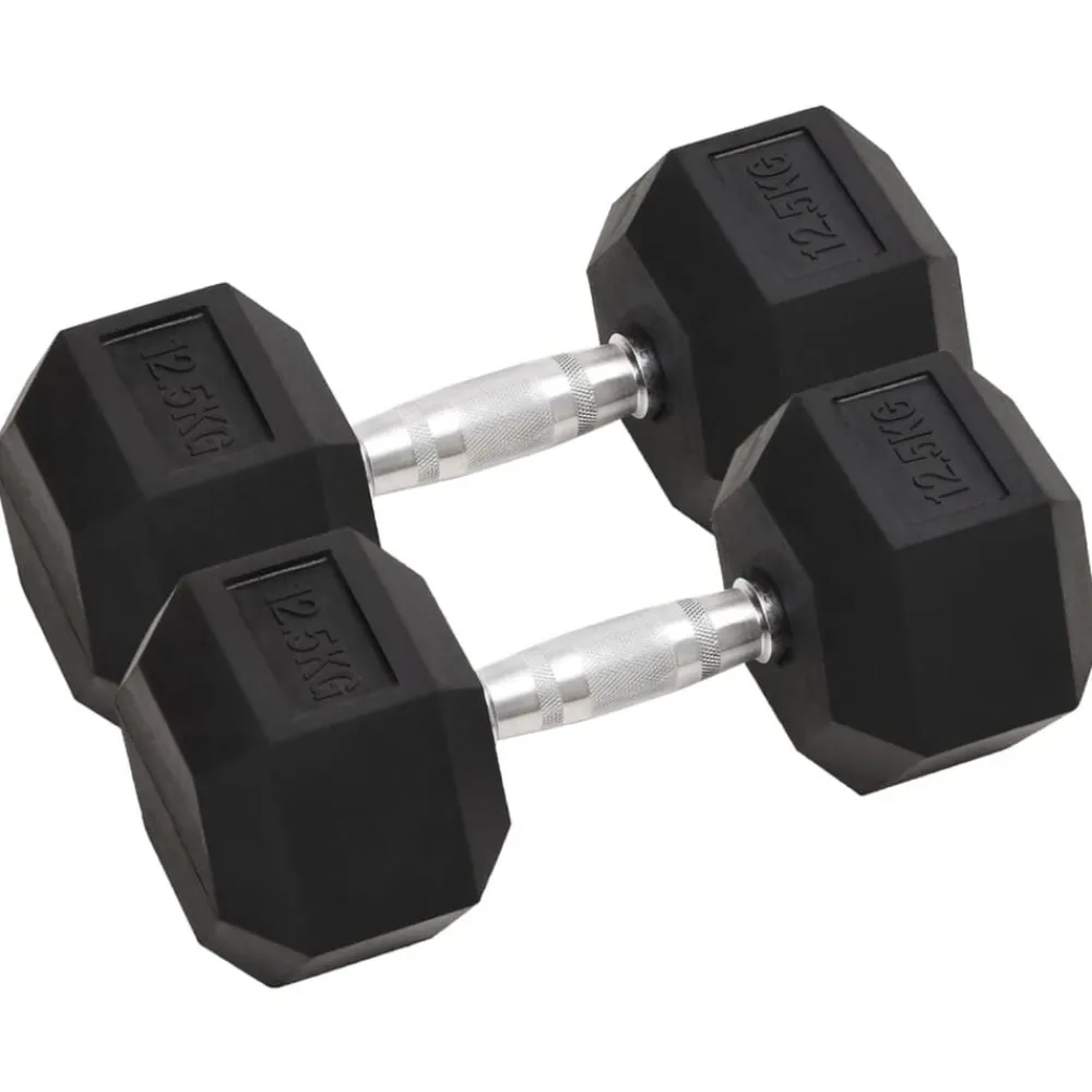 vidaXL Mancuernas 2 unidades total hierro fundido 25 kg Discount