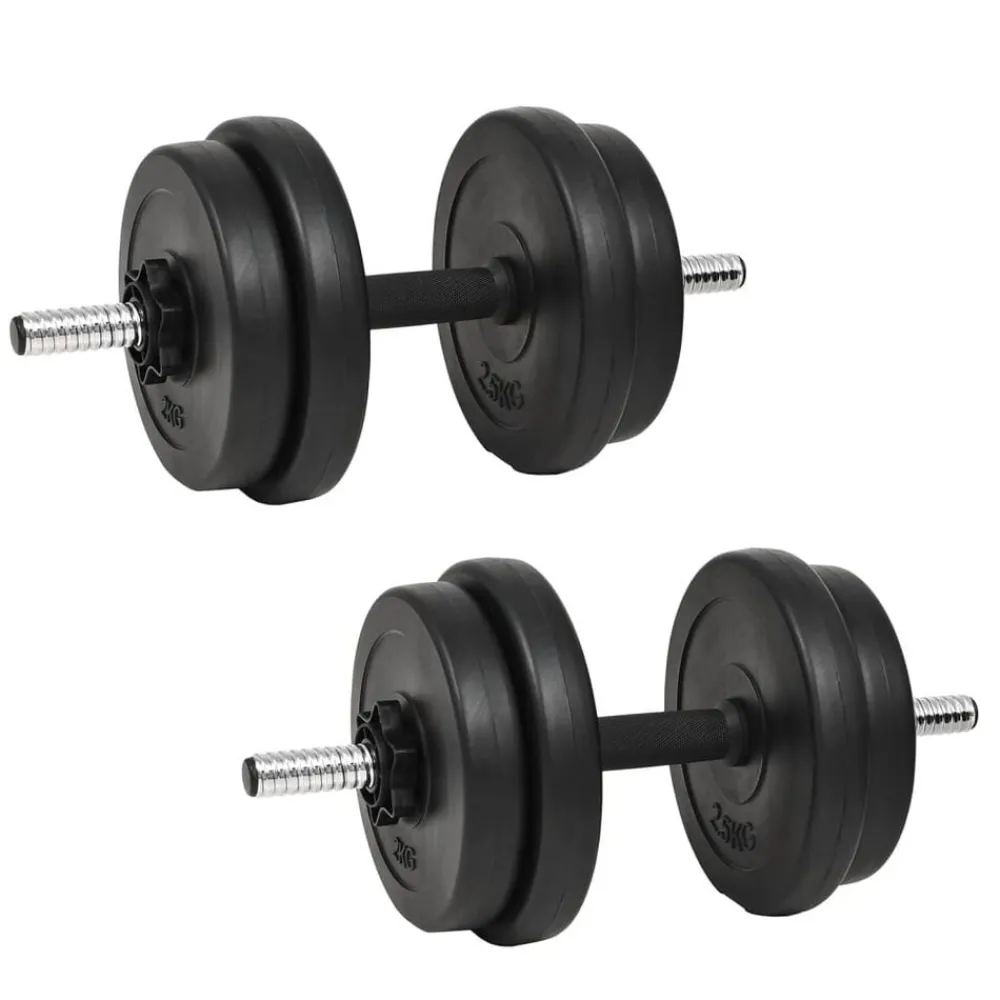 vidaXL Mancuernas con discos 40 kg New