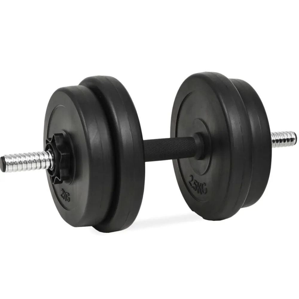 vidaXL Mancuernas con discos 40 kg New