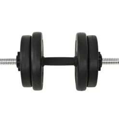 vidaXL Mancuernas con discos 40 kg New