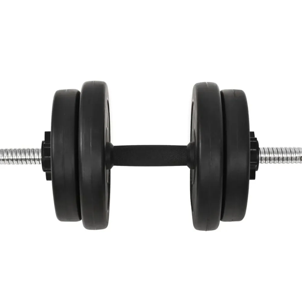 vidaXL Mancuernas con discos 40 kg New