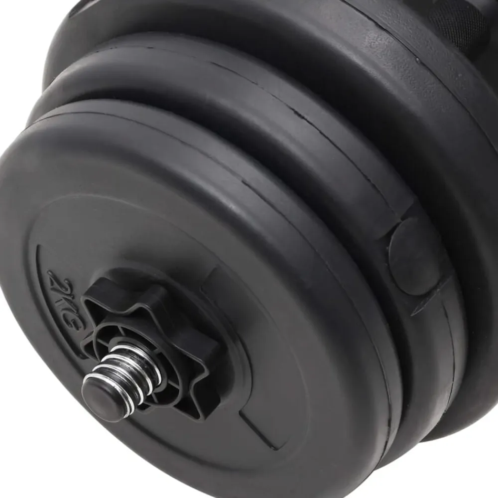 vidaXL Mancuernas con discos 40 kg New