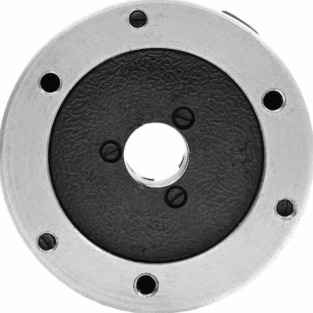 vidaXL Mandril de torno autocentrante de 3 mordazas 80 mm acero Outlet