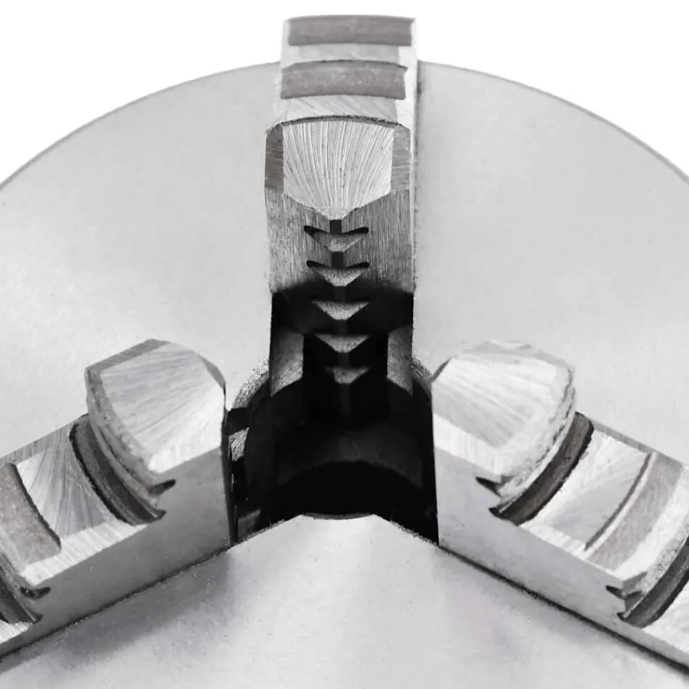 vidaXL Mandril de torno autocentrante de 3 mordazas 80 mm acero Outlet