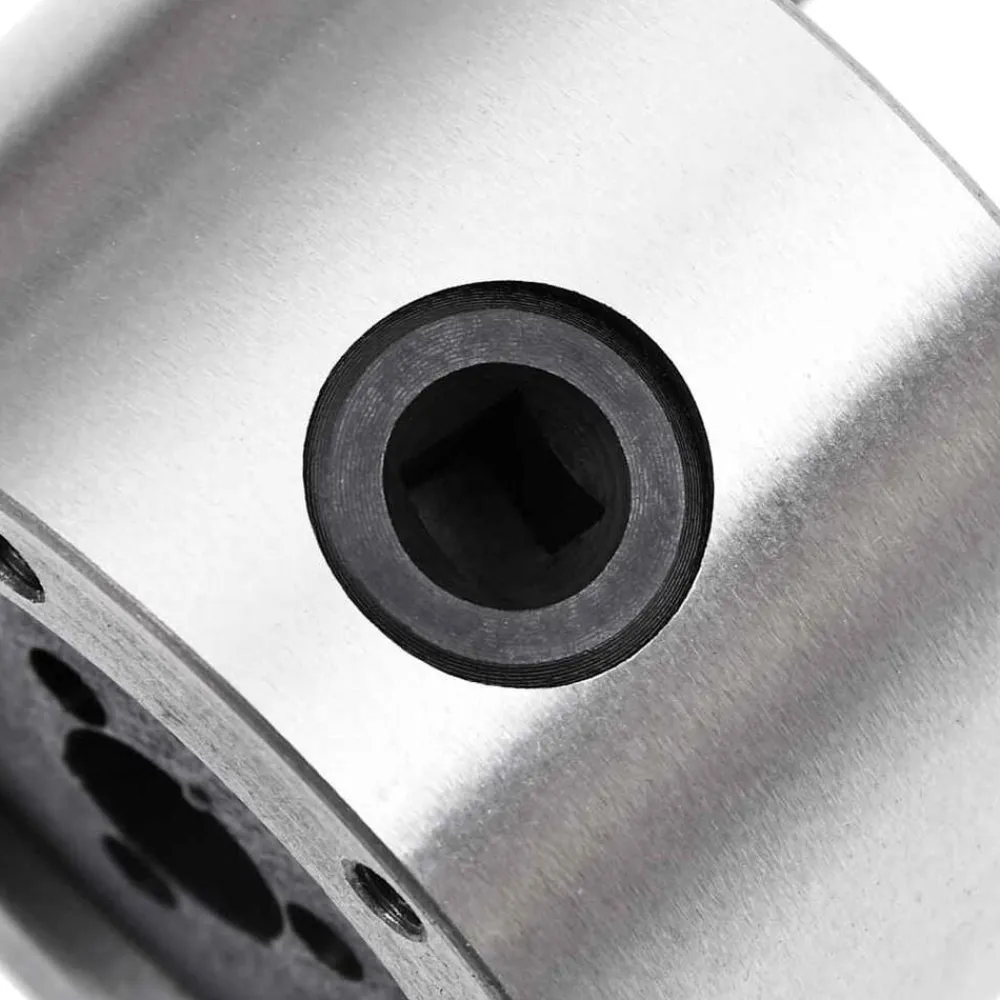 vidaXL Mandril de torno autocentrante de 3 mordazas 80 mm acero Outlet
