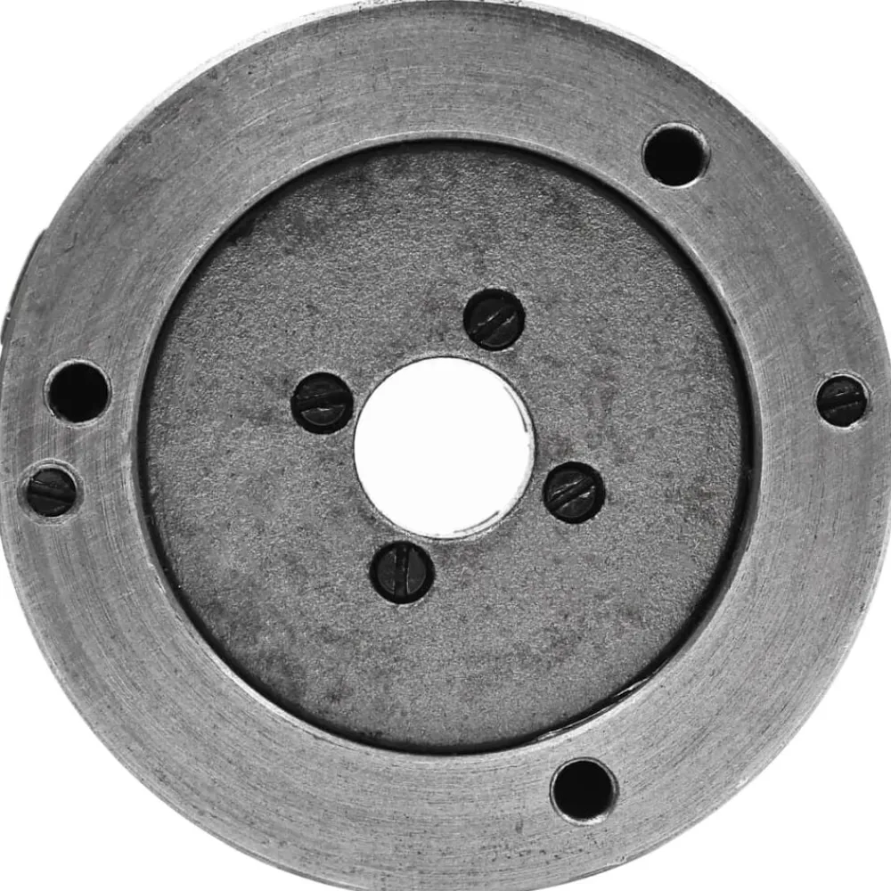vidaXL Herramientas-Mandril de torno autocentrante de 4 mordazas 80 mm acero