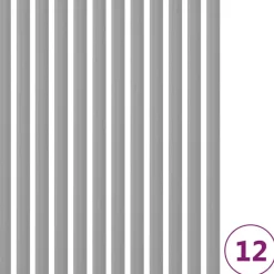 vidaXL Mangas de espuma de postes de cama elástica 12 uds 92,5 cm Gris