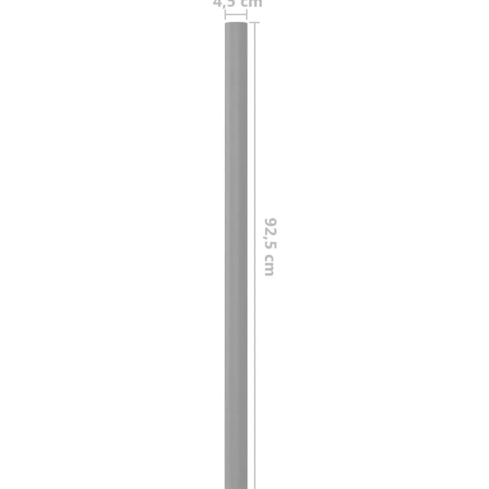 vidaXL Mangas de espuma de postes de cama elástica 12 uds 92,5 cm Gris
