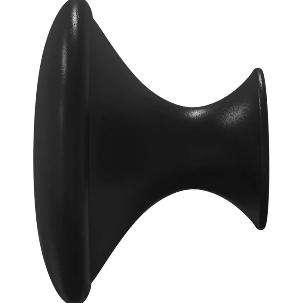 vidaXL Mango 2 pcs Negro Ø30 mm Aluminio Hot
