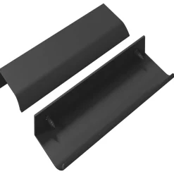 vidaXL Mango 2 pcs Negro 120 x 39.6 x 17 mm Aluminio Discount