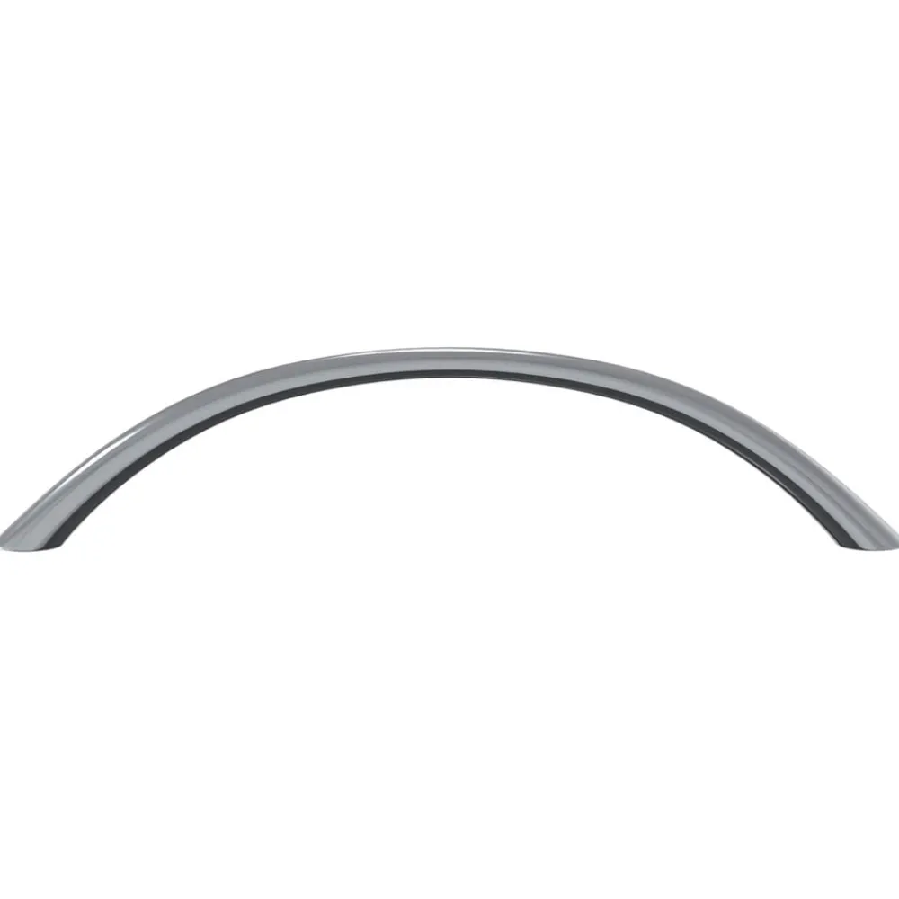 vidaXL Accesorios De Bricolaje-Mango 2 pcs Plateado 107 x 3.6 x 23 mm Acero inoxidable